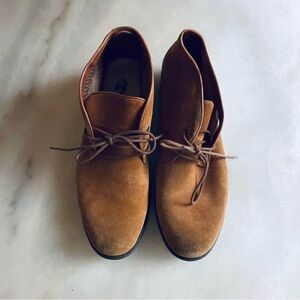 Hush puppies tan leather booties size 7